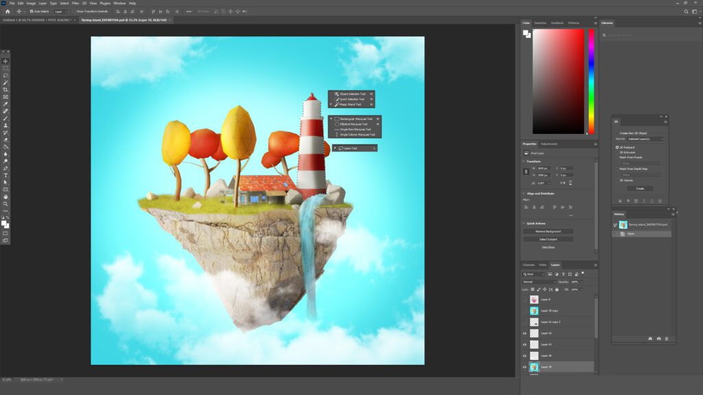 Le selezioni di base con photoshop