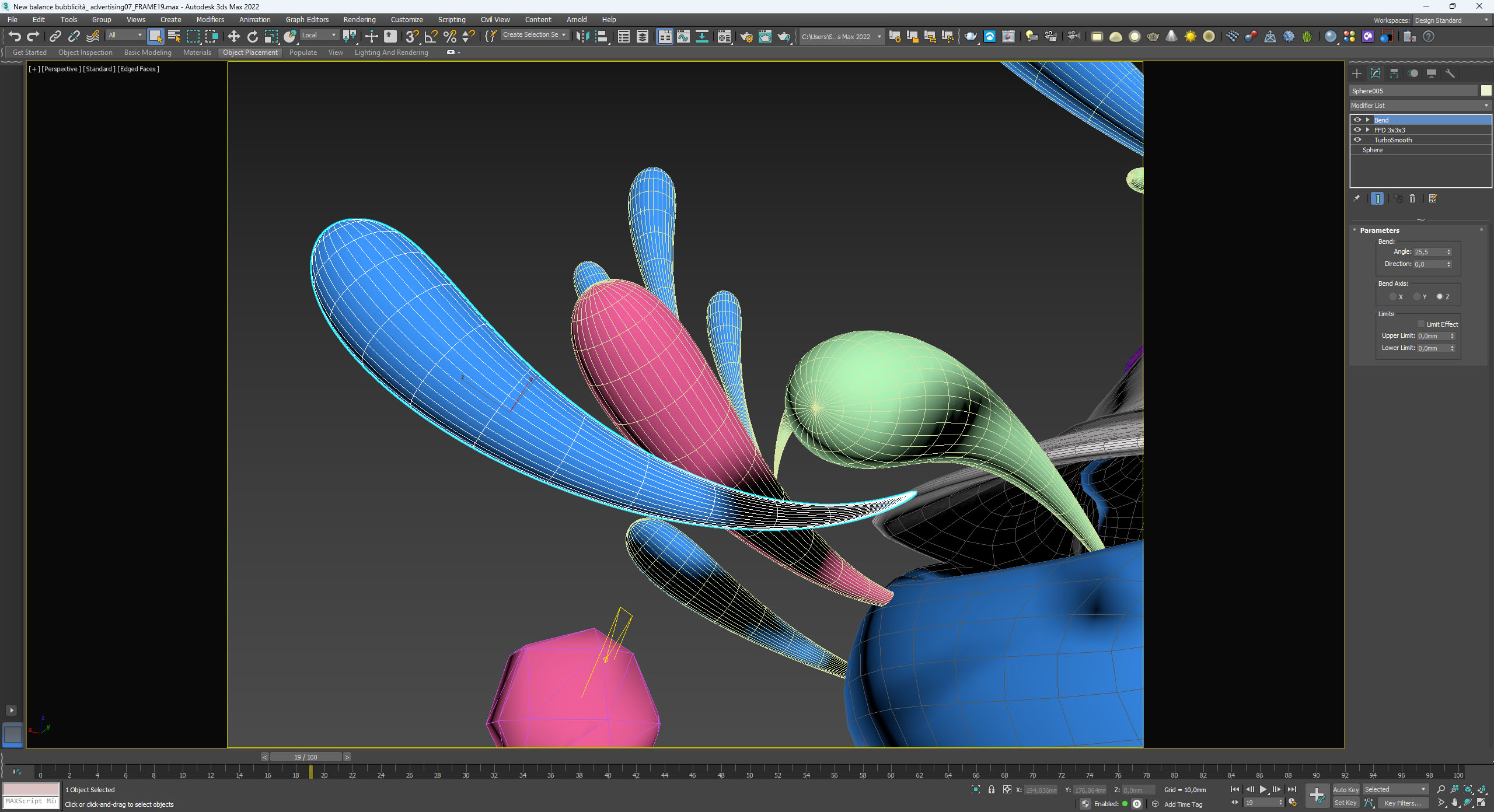 Modellazione 3D di motion Graphics con 3D Studio