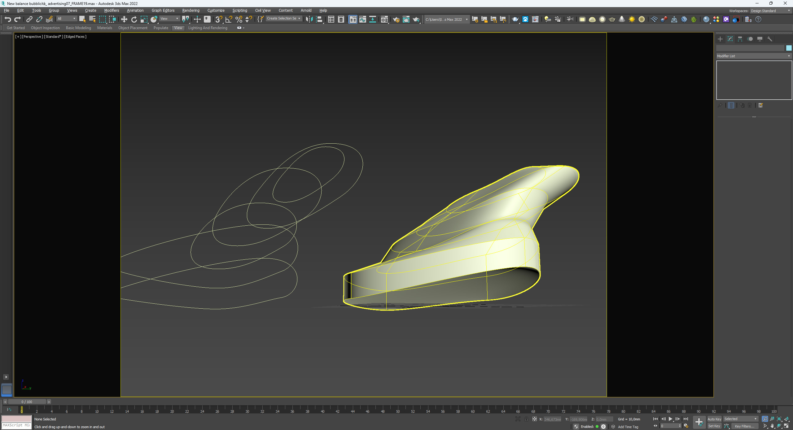 cross section e surface con 3D Studio